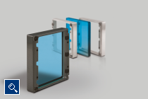 Reduzierte Kosten und hohe Designfreiheit mit patentiertem Verfahren für das Umspritzen von vergütetem Glas (Foto: Pentacon).