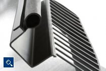 Windlauf und Dichtung zu einem stoffschlüssigen Bauteil vereint (Foto: Röchling)